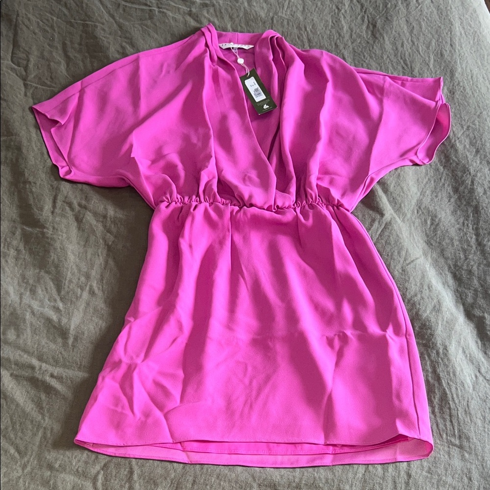 Trina Turk Pink Draped Dress - Picture 3 of 5